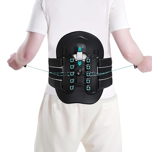 TANDCF bestlife LSO Spine Decompression Support-Entire ARC Back Brace for Women & Men, 3D PAD Plus Lumbosacral Corset Belt with Adjustable Pulley System Decompression Back Support for Sciatica, Hernia