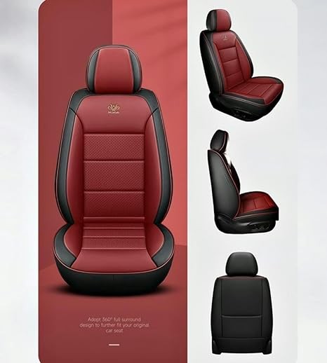 IXITAB Car Seat Cover Accessories Suitable for SUZUKI Suzuki SolioSUZUKI Suzuki Solio HybridSUZUKI Suzuki Solio Bandit Car Seat Cover Accessories, Red