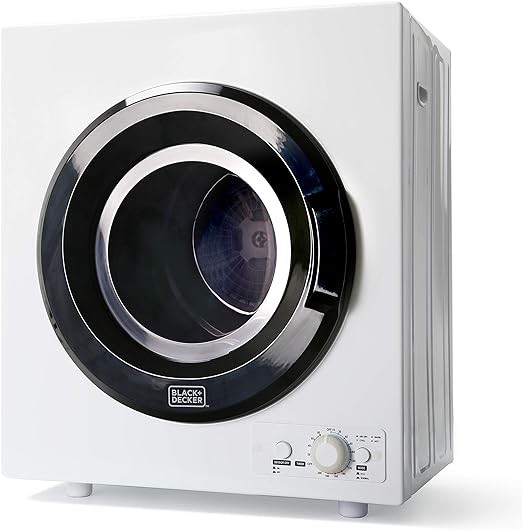COMFEE' Washing Machine and BLACK+DECKER Compact Dryer Bundle